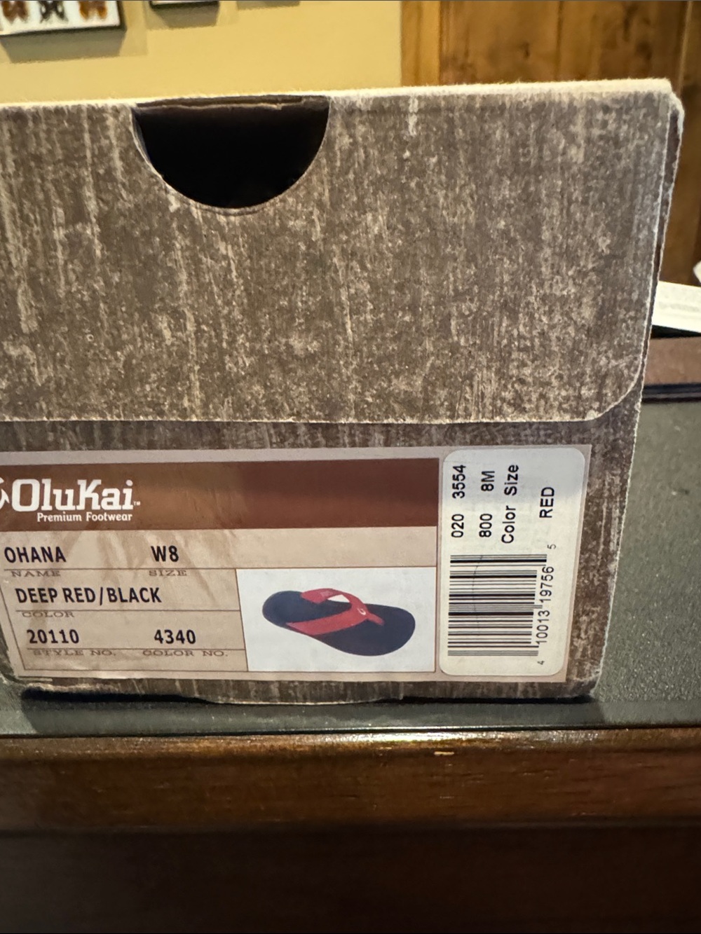 NWT women’s OluKai Ohana Flip Flop Sandals - 8 - Picture 5 of 5